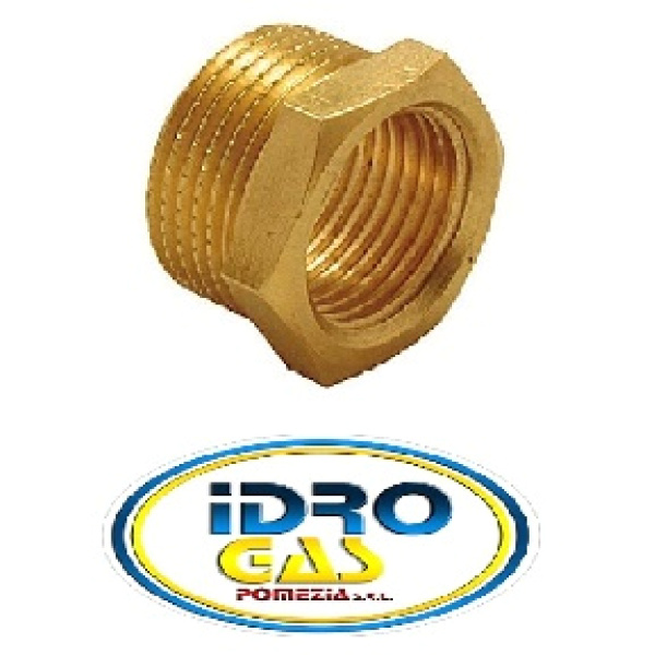 RIDUZIONE OTTONE 1/2Mx3/8F