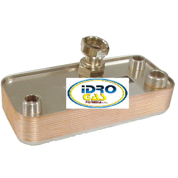 SCAMBIATORE SECONDARIO SANITARIO 13P MINI IMMERGAS